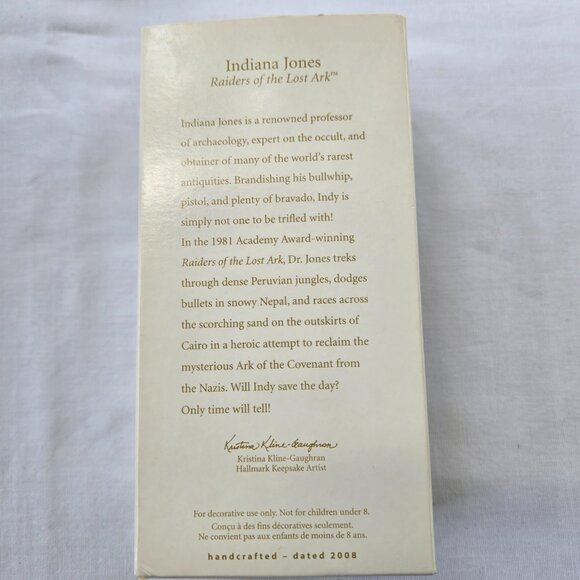 2008 Hallmark Keepsake Indiana Jones ornament - Picture 3 of 6